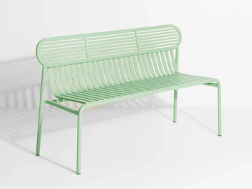 WEEK-END - Powder coated aluminium garden bench by Petite Friture - view 2